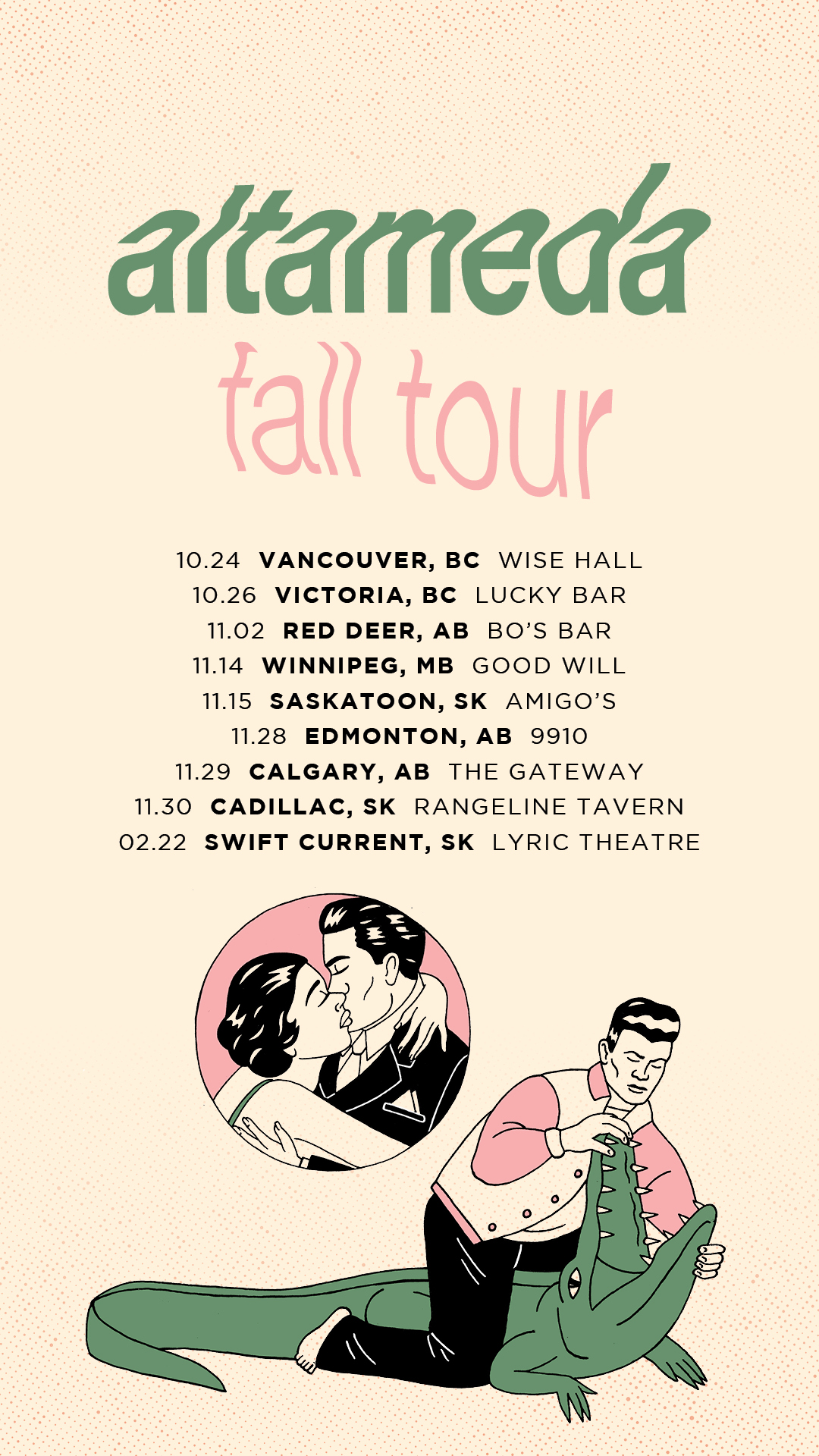 EDMONTON’S ALTAMEDA ON TOUR THIS FALL – Pheromone Recordings
